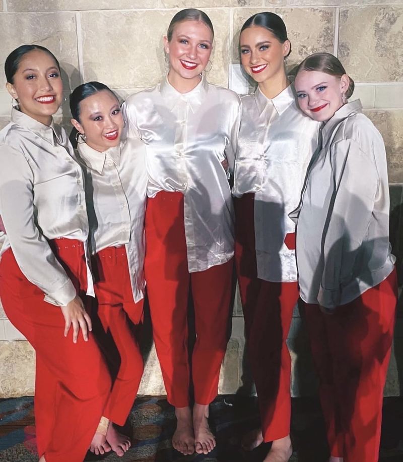 STDA dancers in costume on competition day